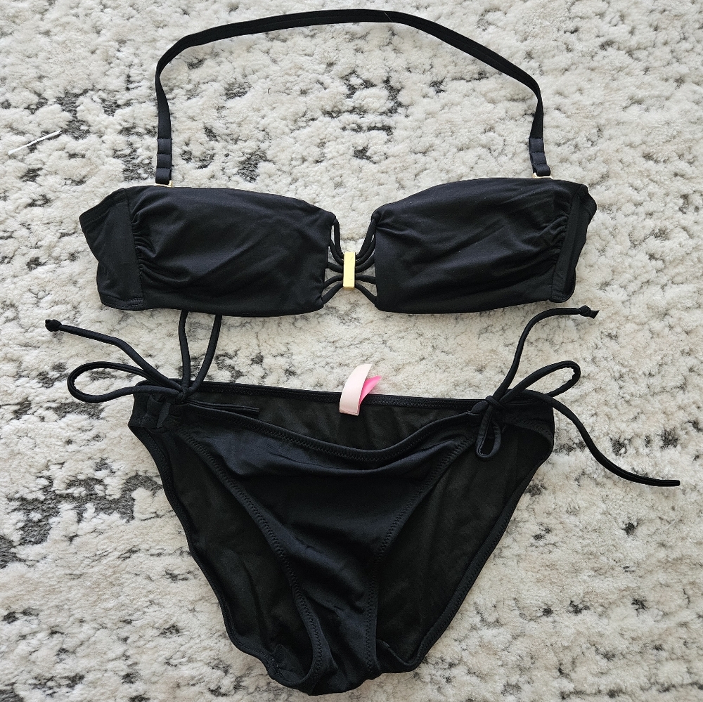 Victoria's Secret Black Bikini Set - XS